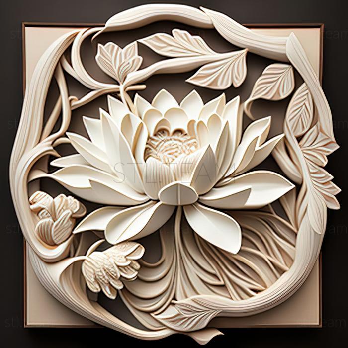 3D model The White Lotus series (STL)